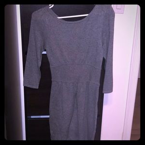 Grey sweater dress!